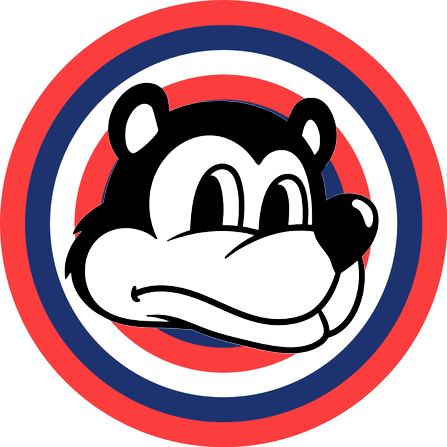 Blue Velvet bear logo